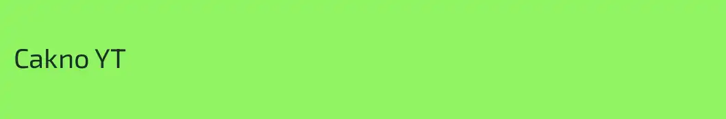 Cakno YT